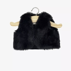 GILET TAO - MINIKANE - RABBIT NOIR - 1