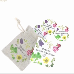 JEU MEMORY - AGENT PAPER - BALADE BOTANIQUE - 1