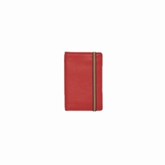 PORTE CARTES MINI CUIR - CARRE ROYAL - ROUGE - 1