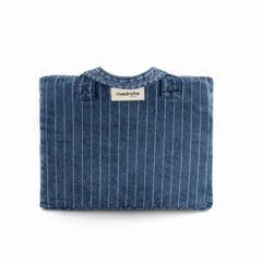 SAC 24H COTON CELESTIN - RIVE DROITE - STRIPED BLUE DENIM - 1