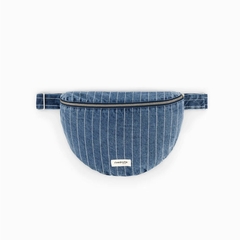 BANANE CUSTINE XL - RIVE DROITE - STRIPED BLUE DENIM - 1
