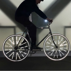 REFLECTEURS POUR ROUES DE VELO - RAINETTE - ARGENT OR NOIR - 2