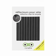 REFLECTEURS POUR ROUES DE VELO - RAINETTE - NOIR - 1