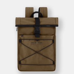 SAC A DOS TOILE ET CUIR - LES ATELIERS FOURÈS - DESERT - 1