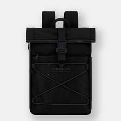 SAC A DOS TOILE ET CUIR - LES ATELIERS FOURÈS - NOIR - 1