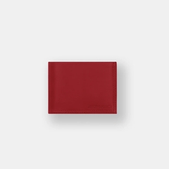 PORTEFEUILLE ITALEN DOUBLE P - LES ATELIERS FOURÈS - ROUGE - 1