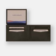 PORTEFEUILLE ITALEN DOUBLE P - LES ATELIERS FOURÈS - VERT - 2