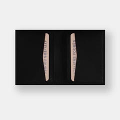 PORTE 10 CARTES DOUBLE PIQURE - LES ATELIERS FOURÈS - NOIR - 2