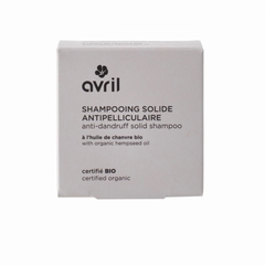 SHAMPOOING SOLIDE 85G BIO - AVRIL - ANTIPELLICULAIRE - 1