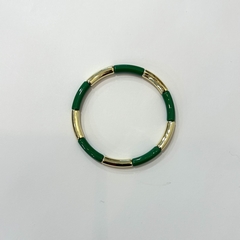 BRACELET ELASTIQUE GM - BIJOUX B - VERT - 1