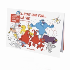 CAHIER DE DESSIN ANIME - SELECTION MAISON PLUME - UNE FOIS LA VIE - 1