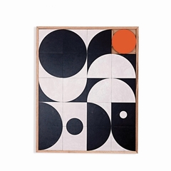 DECO MURALE BOIS 63 X 78 CM - TAQUIN - ECLIPSE - 1