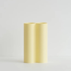 VASE ALVARO 1 - WARREN ET LAETITIA - JAUNE PASTEL - 1
