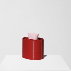 HENRI POT A CRAYONS - WARREN ET LAETITIA - ROUGE ROSE - 1