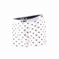 BOXER LE MARIUS - LE SLIP FRANÇAIS - PETIT COEUR MARINE - 1