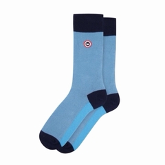 CHAUSSETTES LUCAS - LE SLIP FRANÇAIS - MALIBU BLEU - 1