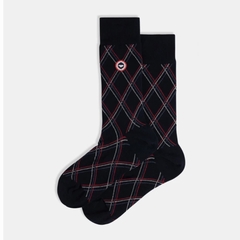 CHAUSSETTES LUCAS - LE SLIP FRANÇAIS - TARTAN MARINE - 1