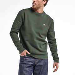 BASILE SWEAT BRODE VELO - LA GENTLE FACTORY - VERT - 1