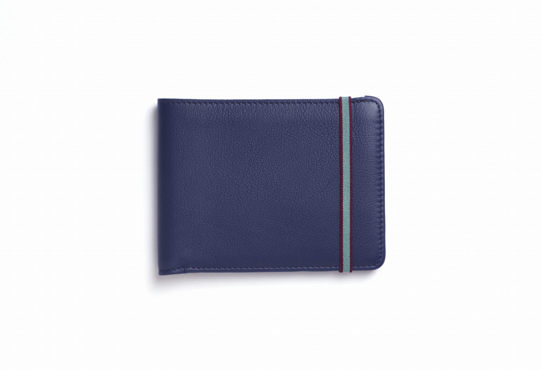 PORTE-CARTE SANS MONNAIE - CARRE ROYAL - MARINE