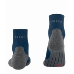 CHAUSSETTES TK5 WANDER WOOL - FALKE - 6598/BLUE POND - 2