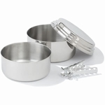 CASSEROLE ALPINE 2 POT - MSR - ACIER INOXYDABLE - 2
