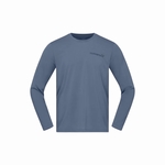 T SHIRT FEMUND TECH LS M - NORRONA - 2308/VINTAGE INDIGO - 1