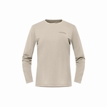 T SHIRT FEMUND TECH LS W - NORRONA - 4411/OATMEAL - 1