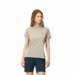 T SHIRT FEMUND TECH W - NORRONA - 4411/OATMEAL - 2