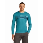 MERINO 200 OASIS LS CREW ELEV - ICEBREAKER - 0GQ1/TOPAZ - 1
