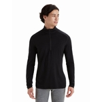 MS 200 OASIS LS HALF ZIP - ICEBREAKER - 0011/BLACK - 1