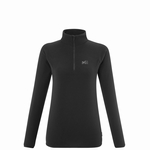 POLAIRE DEMI ZIP K LIGTHGRID - MILLET - 0247/BLACK - 1