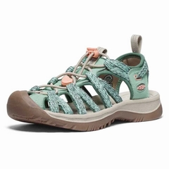 SANDALE WISPER W - KEEN - G GREEN/PEACH PARFAI - 2