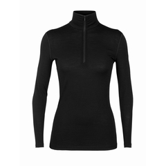 TS W 200 OASIS LS HALF ZIP - ICEBREAKER - 0011/BLACK - 1