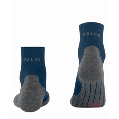 CHAUSSETTES TK5 WANDER WOOL - FALKE - 6598/BLUE POND - 2