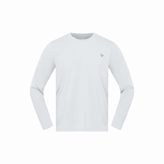 T SHIRT FEMUND TECH LS M - NORRONA - 9928/SNOW WHITE - 1