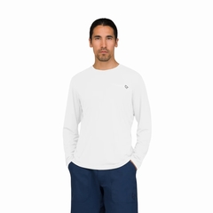 T SHIRT FEMUND TECH LS M - NORRONA - 9928/SNOW WHITE - 2