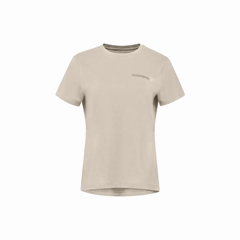 T SHIRT FEMUND TECH W - NORRONA - 4411/OATMEAL - 1