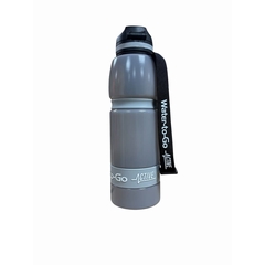 GOURDE ACTIVE 1L CANNE A SUCRE - WATER TO GO - GRIS - 1