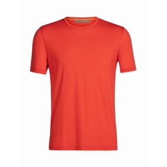 T SHIRT M SPHERE II SS TEE - ICEBREAKER - 3521/LAVA - 1