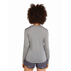 T SHIRT W MERINO SPHERE III LS - ICEBREAKER - 0161/METRO HEATHER - 2