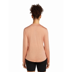 T SHIRT W MERINO SPHERE III LS - ICEBREAKER - 0AC1/DESERT SAND - 2