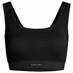 BRASSIERE RIB LOTUS - ICEBREAKER - 0011/BLACK - 1