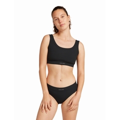CULOTTE HIPSTER RIB LOTUS W - ICEBREAKER - 0011/BLACK - 1