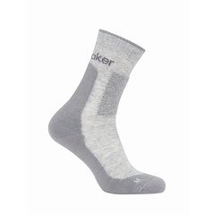 CHAUSSETTES M HIKE+ MED CREW - ICEBREAKER - 0HN1/B HTHR/ALLOY - 1