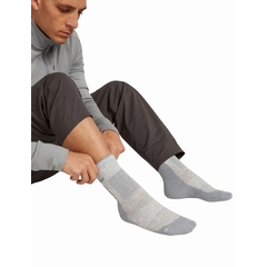 CHAUSSETTES M HIKE+ MED CREW - ICEBREAKER - 0HN1/B HTHR/ALLOY - 2