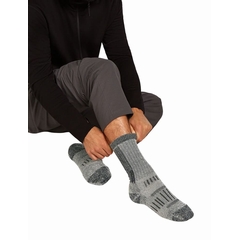 M HIKE+ MOUNTAINEER MID CALF - ICEBREAKER - A011/JET HTHR/BLACK - 1