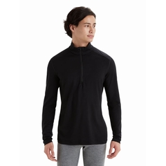 MS 200 OASIS LS HALF ZIP - ICEBREAKER - 0011/BLACK - 1