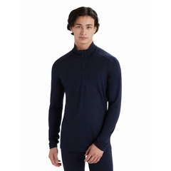 MS 200 OASIS LS HALF ZIP - ICEBREAKER - 4011/MIDNIGHT NAVY - 1