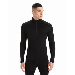 MS 260 TECH LS HALF ZIP THERMA - ICEBREAKER - 0011/BLACK - 1