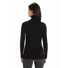 W 200 OASIS LS HALF ZIP THERMA - ICEBREAKER - 0011/BLACK - 2